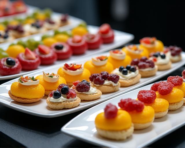 Corporate event catering platters