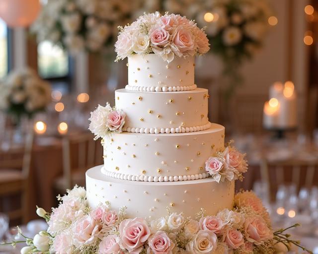 Custom wedding celebration cakes