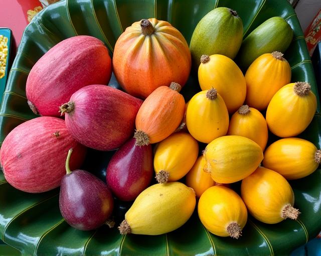 Local tropical fruit selection